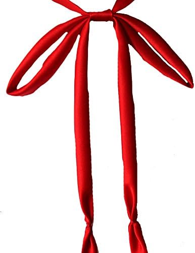 Amazon K コスプレ 小物 制服紐リボン単品 細タイプ 赤 コスプレ 仮装 通販