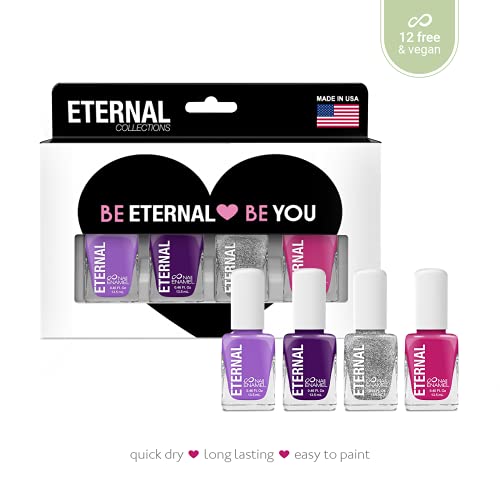 Eternal Collection 4 Piece Set Long Lasting, Quick Dry, Mirror Shine