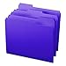 Smead Standard File Folders, 100 Count, Purple, 1/3-Cut Tabs, Letter Size (13043)