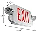 eTopLighting [2 Pack] LED Edge Lit Exit Sign Emergency Aluminum Red Light with Battery Back-Up UL924 ETL Listed for Business, EL2BR-2