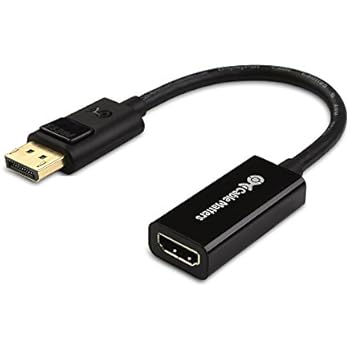 Cable Matters Gold Plated DisplayPort to HDMI Adapter, Black