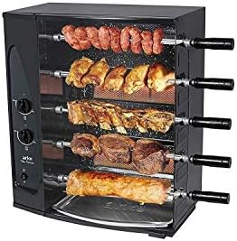 Accessories by Arke – Additional for Your BBQ Roaster Oven - Perfect for Chicken, Fish, Beef, Vegetables & More! (5 Skewer Gas Grill)