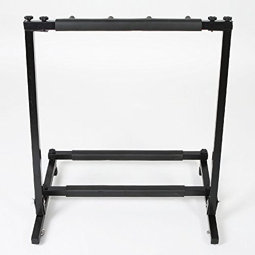 image for Kuyal Iron Guitar Stand Multi-Guitar Display Rack Bass Folding Stand B