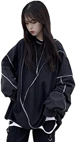 Bscoolレディース 即納送料無料 パーカー 長袖トレーナー レイヤード系 プルオーバー アウター ストリート系 トップス 韓国ファッション春服 原宿系