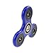 Mimico Tri-Spinner Fidget Hand Spinner Toy Stress Reducer EDC Focus Toy Relieves ADHD Anxiety and Boredom Guarantee 2 min + Spin Time for Kids & Adults (Blue)
