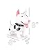 DomeStar Cute Dog Bank, Bull Terrier Coin Bank Kids Toy Bank Doggy Puppy Piggy Bank for Girls Boys