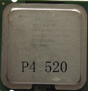 Intel Pentium 4 520 SL7J5 2.8GHz/1MB/800FSB Sockel/Socket LGA775 Prescott PC-CPU