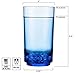 Drinique ELT-TA-BLU-4 Elite Tall Unbreakable Tritan Highball Glasses, 14 oz (Set of 4), Blue
