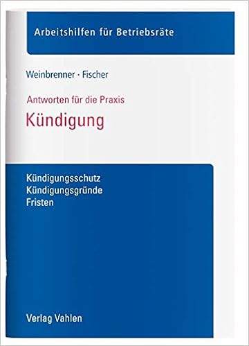 Kündigung Kündigungsschutz Kündigungsgründe Fristen Amazonde