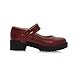 Show Shine Women's Fashion Buckle Platform Chunky Heel Mary Janes Shoes
