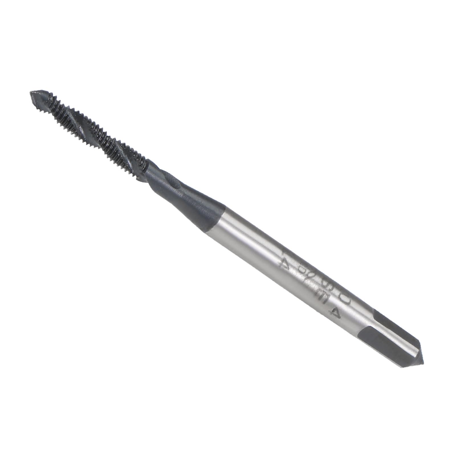 CoCud Spiral Flute Threading Tap, M2 x 0.4 Thread Size, Nitriding Coated HSS Tapping Tool - (Applications: for Processing Holes & Sticky Materials) — image 1
