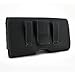 iPhone 4S/ iPhone 4 Horizontal Leather Case with Magnetic closure with belt clip and belt loops (Plus Size will Fit w/ Otterbox Commuter on)