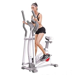 HEWEI Cross Trainers Trainer Exercise Machine Elliptical Machine Elliptical For Home Use Smooth Quiet Driven Machine For Home Use (White Size: 150x99x66cm)