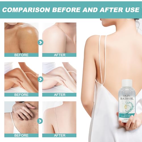 KAYZIU SKIN BATH OIL SO SOFT & SENSUAL, MOISTURIZING, SMOOTHING, SOFTENS DRY OR ROUGH SKIN, LILY, ROSEMARY, ALOE VERA SCENT