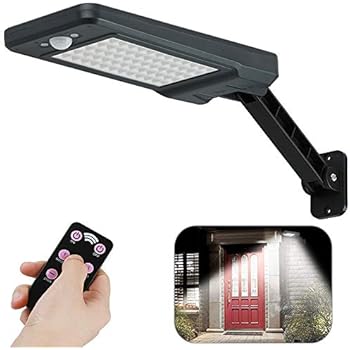INDARUN Outdoor Solar 60pcs LED 4400mAh Motion Sensor Light, Waterproof