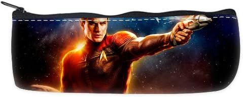 Star Trek Online Pencil Case School Pencil Case Cosmetic Makeup Bag Storage Student Stationery Zipper Wallet