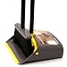 TreeLen Dust Pan and Broom/Dustpan Cleans Broom Combo with 40"/52" Long Handle for Home Kitchen Room Office Lobby Floor Use Upright Stand up Dustpan Broom Set