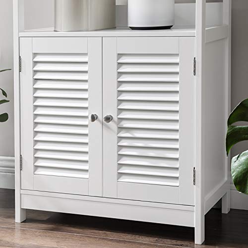 VASAGLE Bathroom Tall Freestanding Linen Tower, Storage