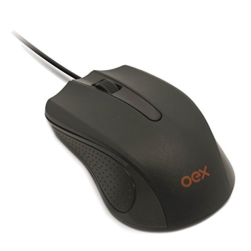 Mouse Óptico Standard Conexão Usb Preto Ms-100 Oex