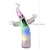 YUNLIGHTS Halloween Inflatable Decorations for Halloween 6 Ft Ghost with 8 Multicolor Lights
