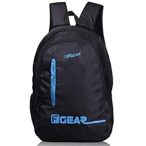 F Gear Bi Frost 25L Casual Backpack(Black T Blue)