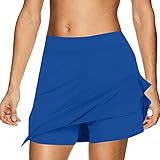 Women Skorts Bxzhiri Classy Running Tennis Golf Workout Sports Skirt