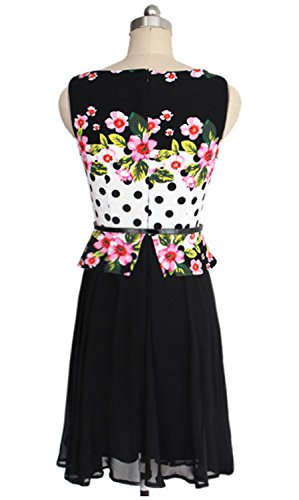 Babyonlinedress Babyonline Women's Polka Dots False Two Pieces