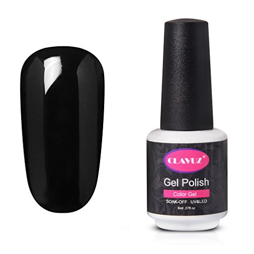 CLAVUZ Gel Nail Polish Soak off UV LED Professional Nail Lacquer 0.27 Fluid Ounce