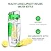 esLife 32 OZ Fruit Infuser Water Bottle with Large BPA Free Tritan Infusion Bottle Flip Top Lid & Dual Anti-Slip Grip Drinking Cup for Sports, Camping and Homeuse--Green