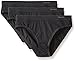 Calvin Klein Women's Second Skin Bikini 3 Pack Panty, Black, Medium