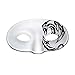 Vankcp White Zorro Mask,12 Pcs Halloween Mask White DIY Mask,Plain Mask White Mask Paper Half Face Opera Masquerade Mask