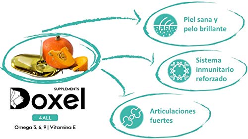 Doxel 4all Original-250ml | Olie voor honden | Natuurlijk supplement | Versterkt immuunsysteem | Gewrichten | Glanzend… - Afbeelding 7