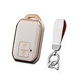 HIBEYO TPU Key Fob Cover with Keychains for Suzuki