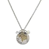 Lux Accessories Burnish Silver Texas State Texas Shape Charm Necklace