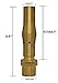 Brass Column Garden Square Fireworks Pool Pond Adjustable Fountain Nozzle Sprinkler Spray Head SSH329 (3/4