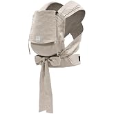 Stokke Limas Carrier, Floral Beige (OCS) - Newborn Half-Buckle Baby Carrier - Three Carrying Options - Safe from Birth &amp; Up to 33 lbs