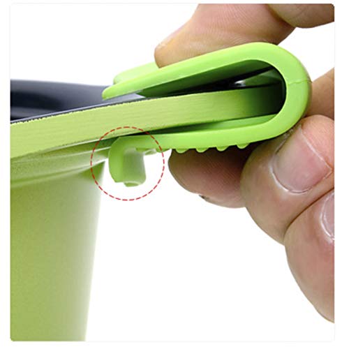 CLAIRLA Silicone Pot Holders (4pack), Heat Resistant Pots Foldable Holder - Oven Mini Mitts and Cooking Pinch Insulation Pan Grips Set for Kitchen - Hot Insulated Grill Baking Grip pad Gloves