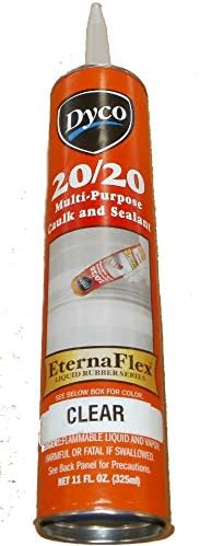 Dyco Paints Inc 20/20 Clear Caulk 11 Oz Tube DYC2020C/T20