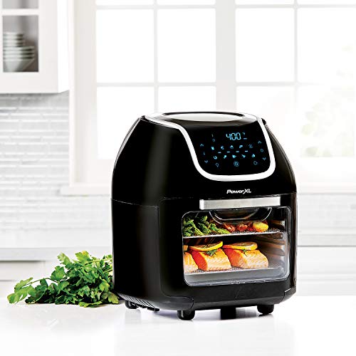 PowerXL 10 QT Vortex Air Fryer Pro Oven, Digital Black - Image 2