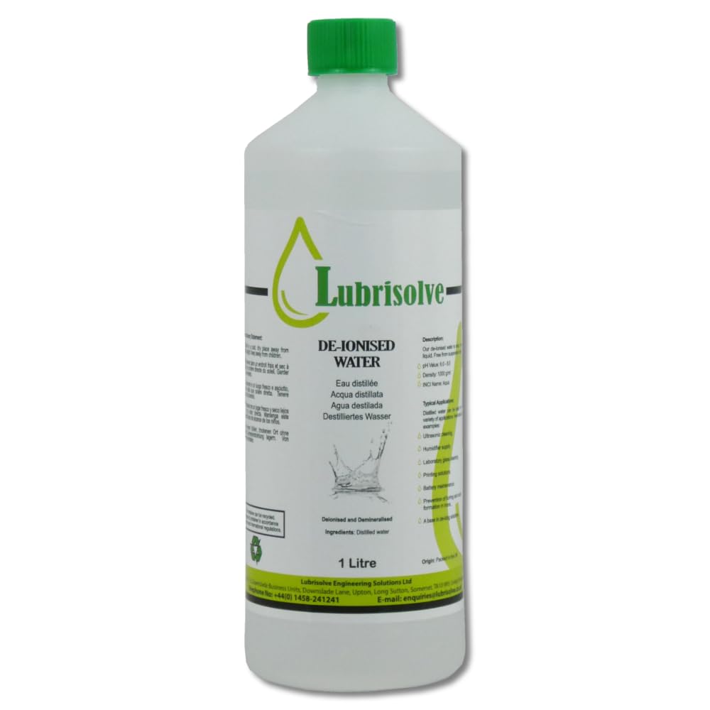 1 litre De-ionised/Demineralised Water(1 litre)