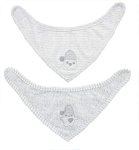 Baby Love Penguin Bandana One Size Grey