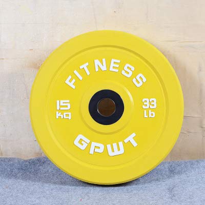 Olympic-Rubber-Bumper-Weights-Plates-25kg-25kg-Colour-Coded-for-Strength-Training-Fitness-Exercise-Lifting-Fat-Loss-Ripped-Calisthenics-1-Pair