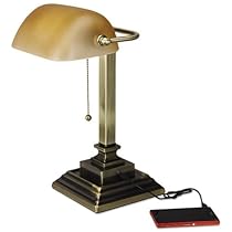 Alera Banker's Lamp, 2 Prong, 15