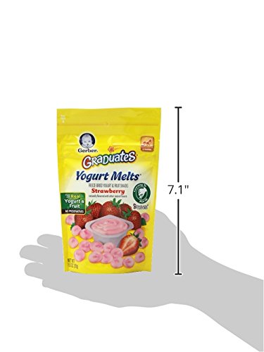 Gerber Graduates Yogurt Melts Strawberry, 1 oz