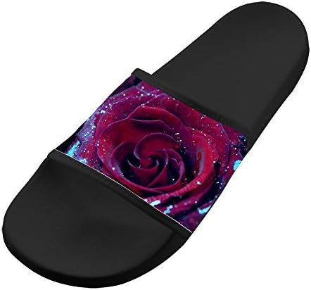 Fashion Slide Sandals Blooming Roses Indoor &amp; Outdoor Slippers