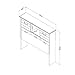 South Shore Ulysses Bookcase Headboard with Doors, Twin, Blueberry