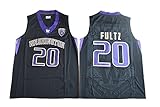 Men's Washington Huskies #20 Markelle Fultz College Basketball Black Stitched Jersey L