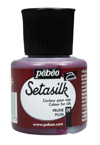 Pebeo Setasilk Silk Painting 45-Milliliter Bottle, Plum
