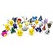 POKEEPET 144 Pcs Poke Mini Action Figures PET Set Heroes Action Figure Toy mon 2-3 cm Crazy pet Big Collection