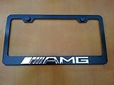 Mercedes-Benz AMG 3D logo License Plate Frame Black